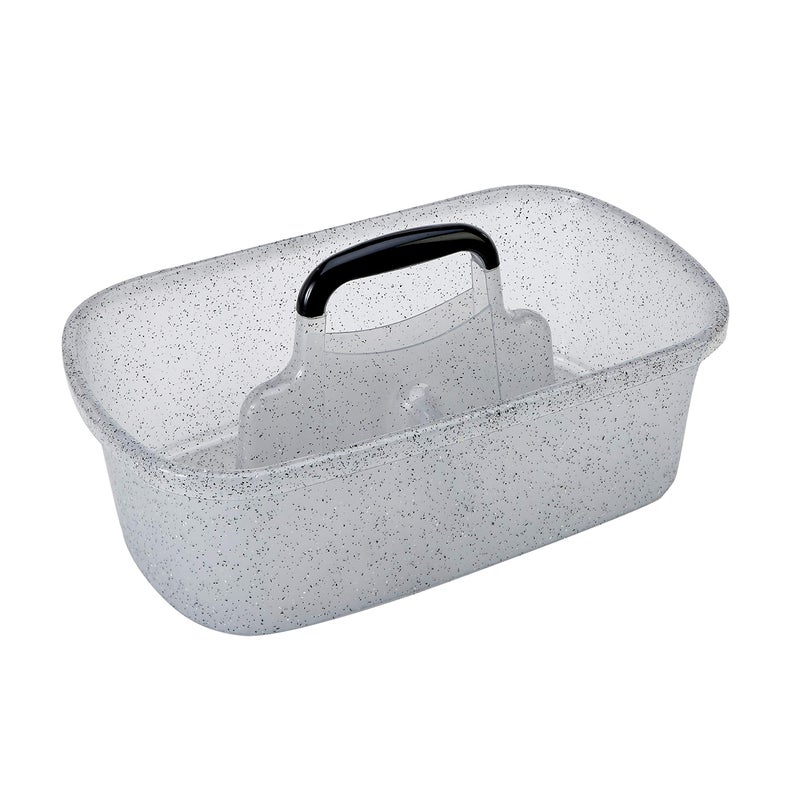 Simplify Bath Bliss Granite Look Shower Caddy | College | Bathroom | Holds Soaps & Shampoo | Cleaning Supplies | Grey - Image 2